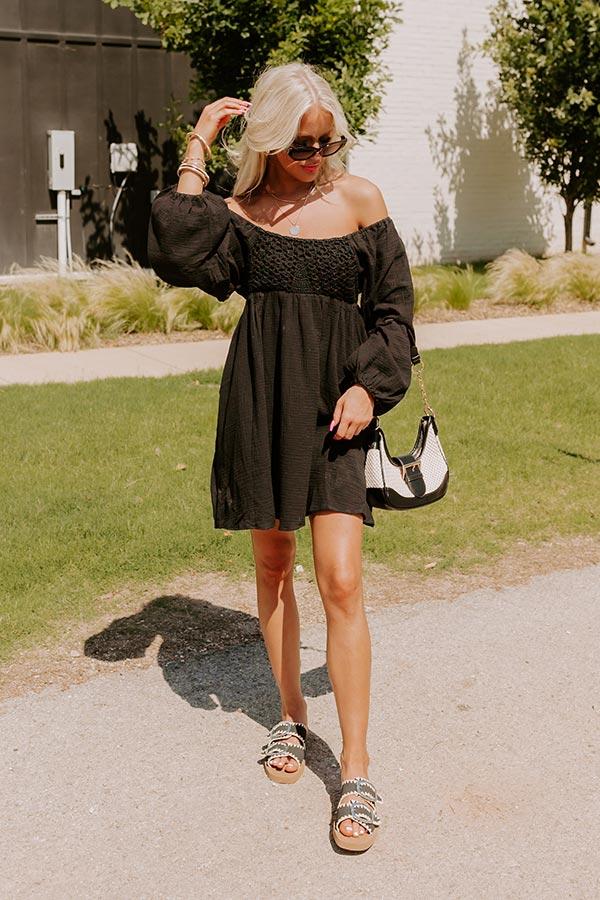 Impressions Release Your Worries Dress In Black