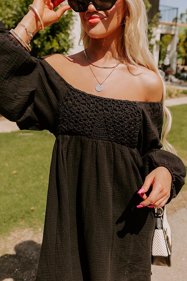 Impressions Release Your Worries Dress In Black