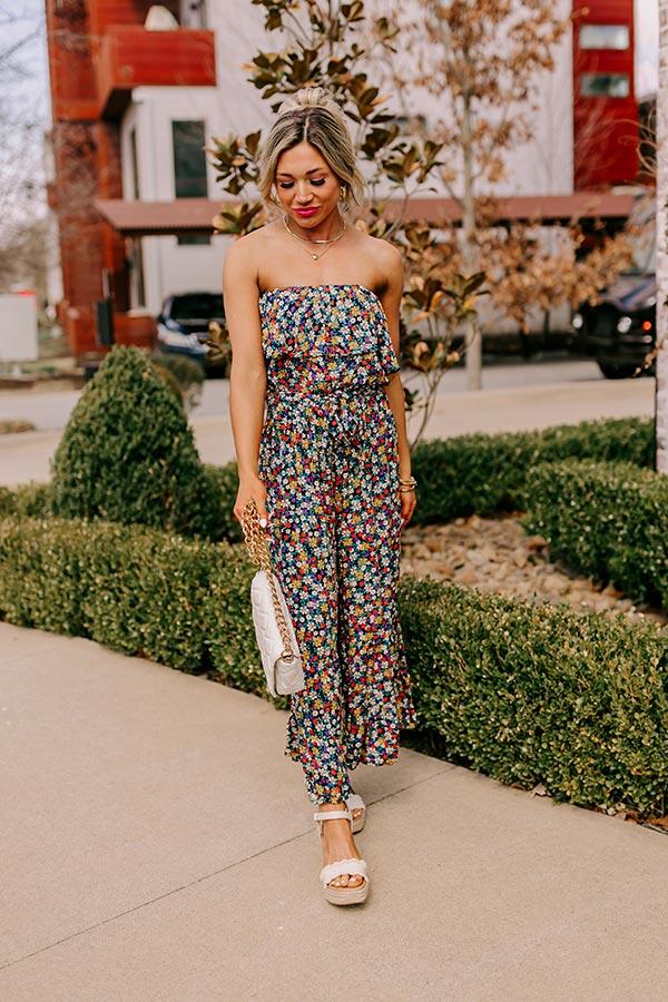 Impressions Resort Radiance Floral Jumpsuit
