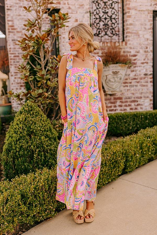 Impressions Resort Radiance Paisley Maxi Dress
