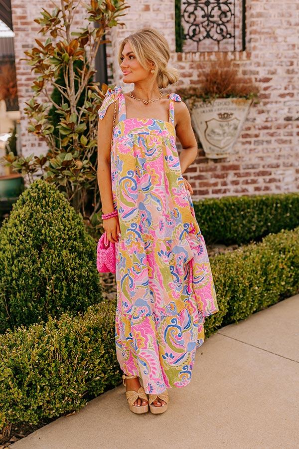Impressions Resort Radiance Paisley Maxi Dress