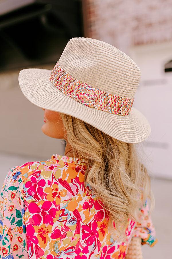 Impressions Retreat Yourself Raffia Hat In Natural