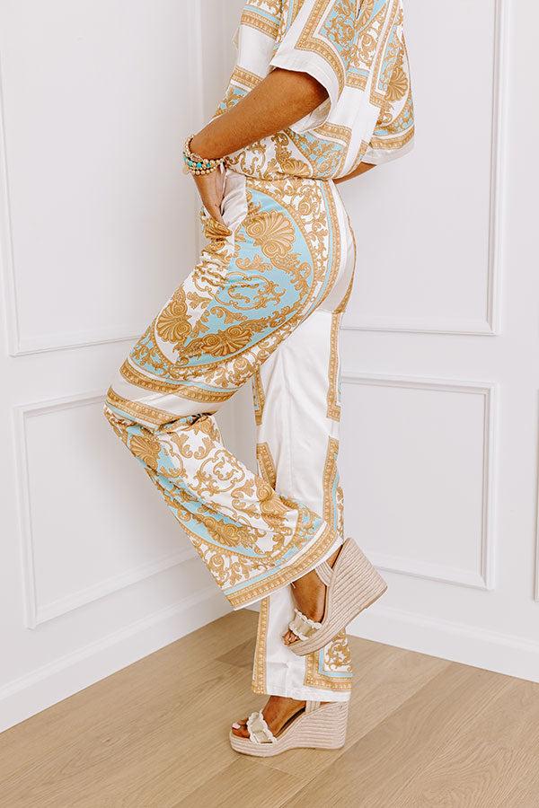 Impressions Retro Revival High Waist Satin Pants