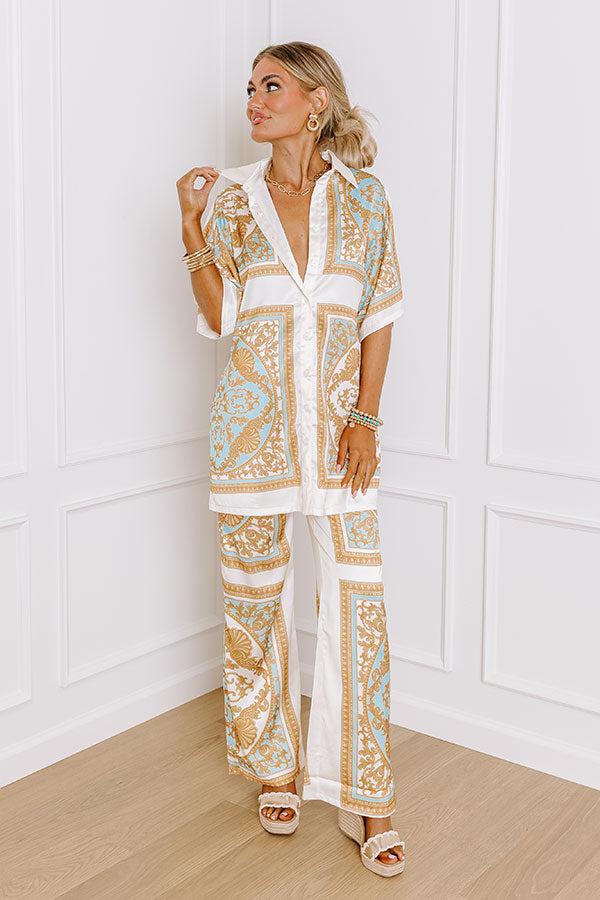 Impressions Retro Revival Satin Top