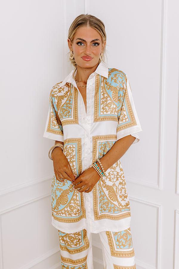 Impressions Retro Revival Satin Top