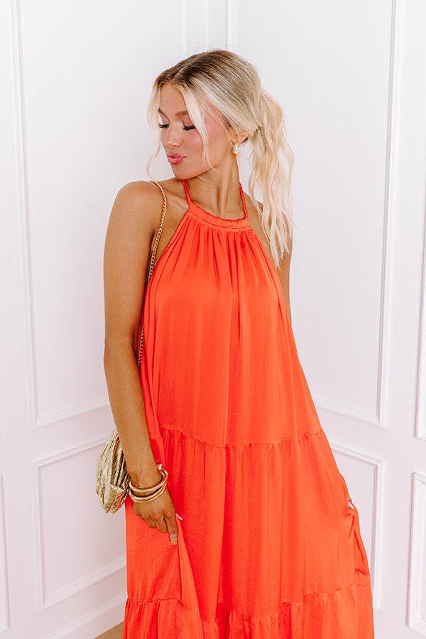 Impressions Rio Romance Halter Maxi