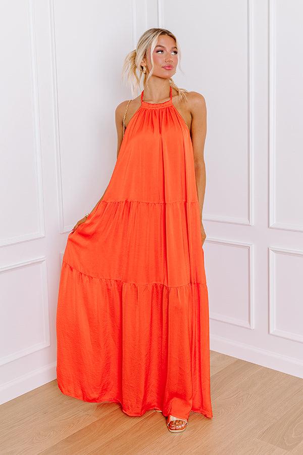 Impressions Rio Romance Halter Maxi