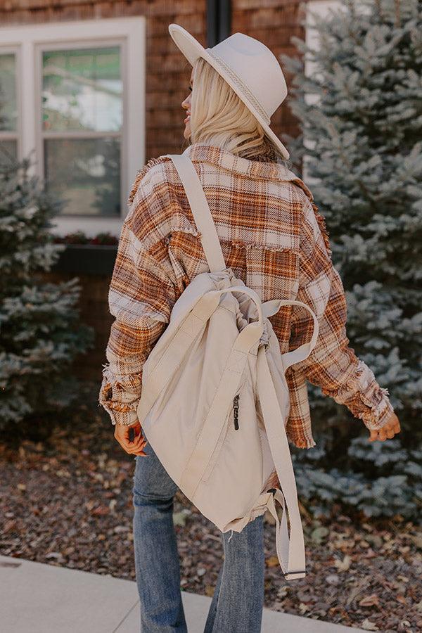 Impressions Rise And Grind Backpack In Birch