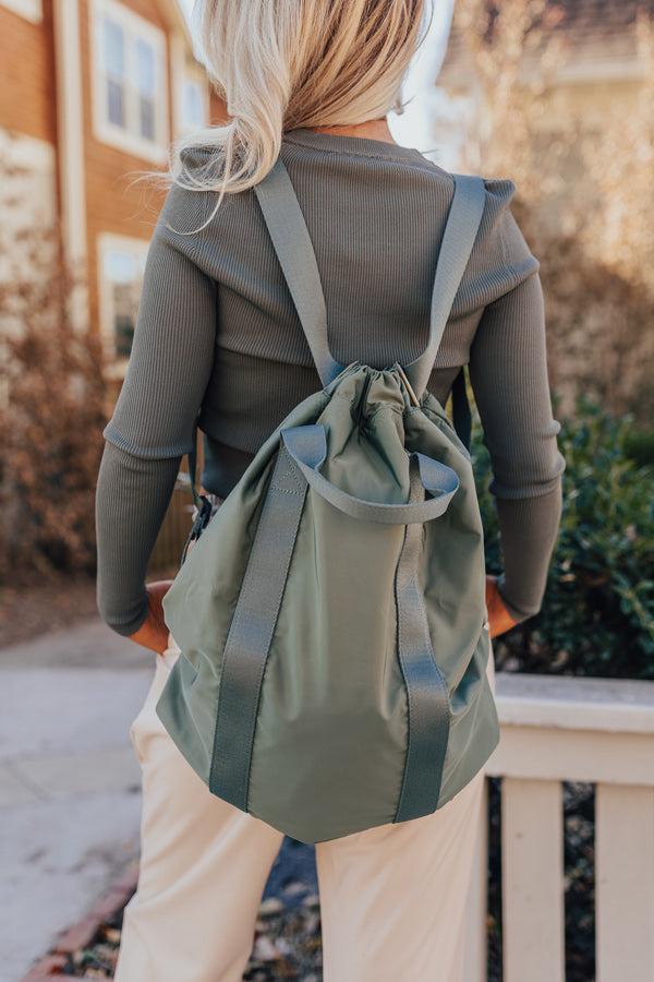 Impressions Rise And Grind Backpack In Sage