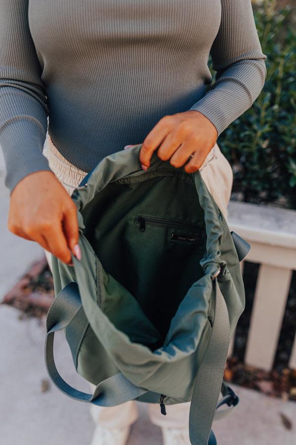 Impressions Rise And Grind Backpack In Sage