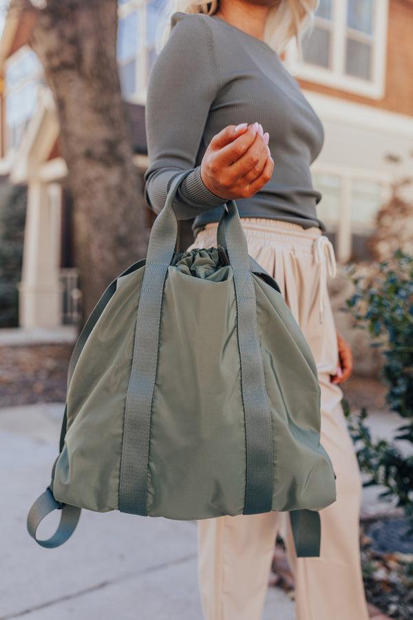 Impressions Rise And Grind Backpack In Sage