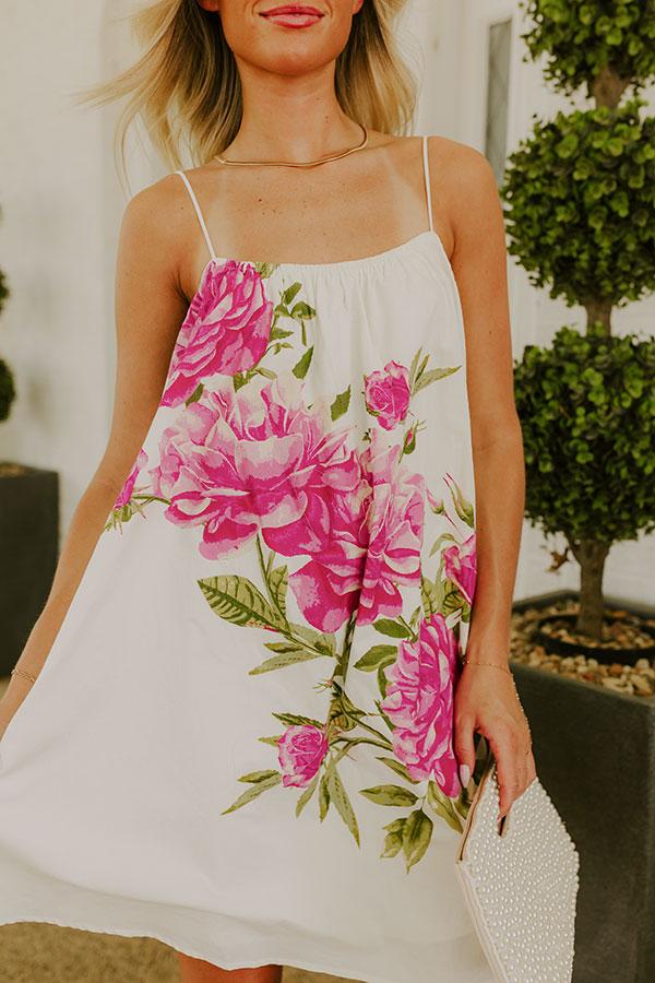 Impressions Romance In Bloom Floral Mini Dress