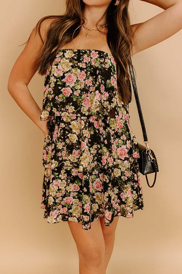 Impressions Romantic Feels Floral Mini Dress