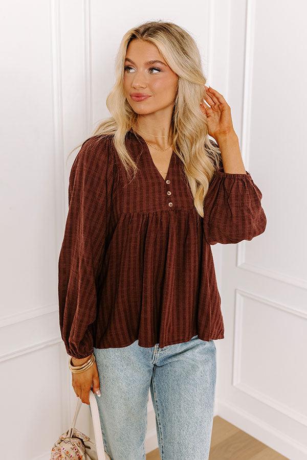 Impressions Romantic Notion Babydoll Top