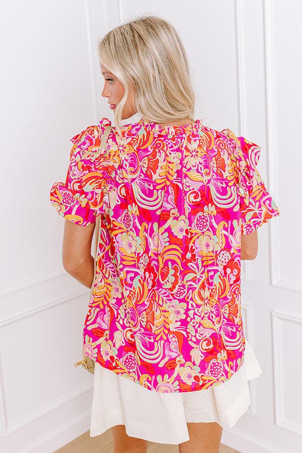 Impressions Rooftop Fiesta Shift Top