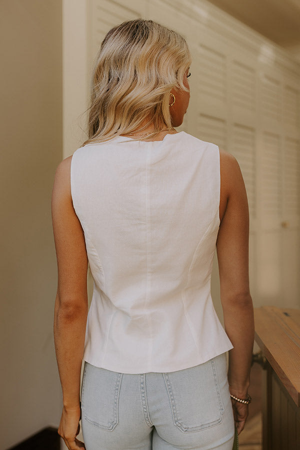 Impressions Rooftop Lounge Asymmetrical Vest Top