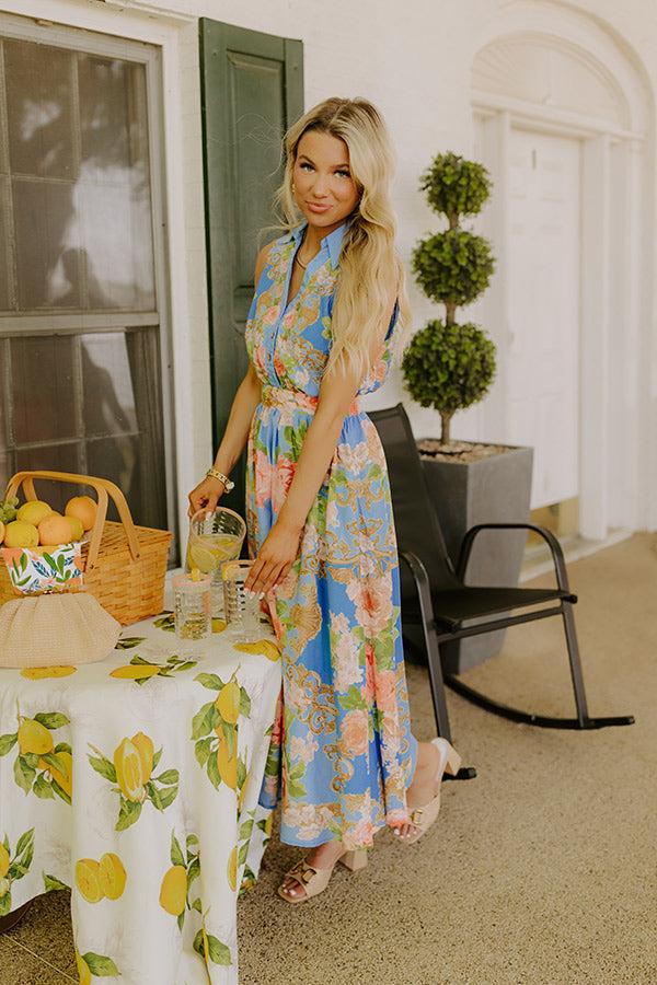 Impressions Rose Garden Dreaming Floral Midi Dress