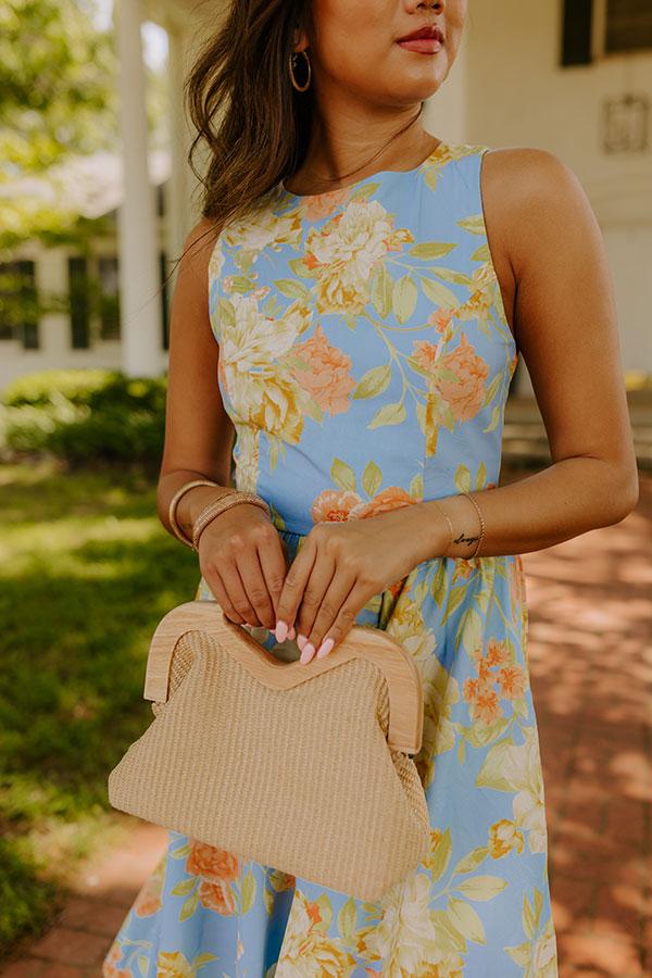 Impressions Rose Parade Floral Midi Dress