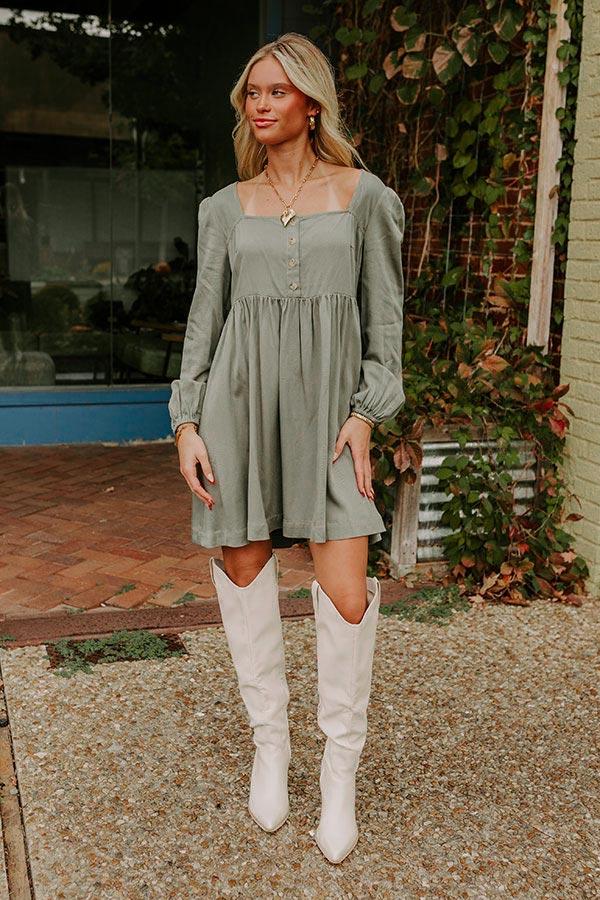 Impressions Rustic Bliss Babydoll Mini Dress