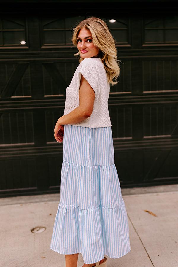 Impressions Sail Away With Me Stripe Midi