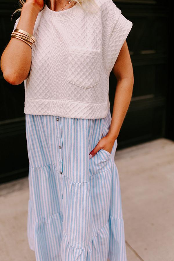 Impressions Sail Away With Me Stripe Midi