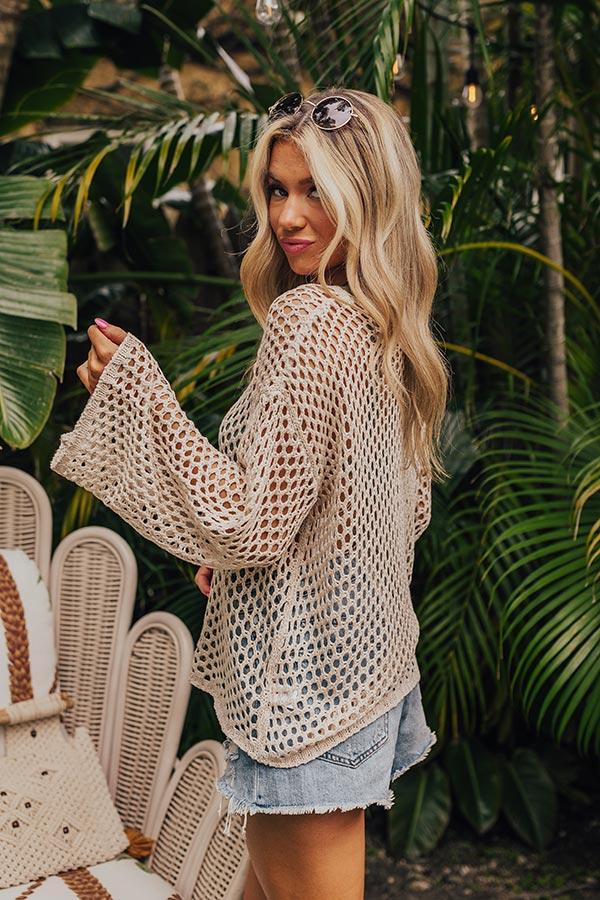 Impressions Saltwater Sunrise Knit Top