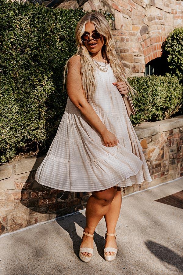 Impressions Sand And Surf Shift Dress Curves