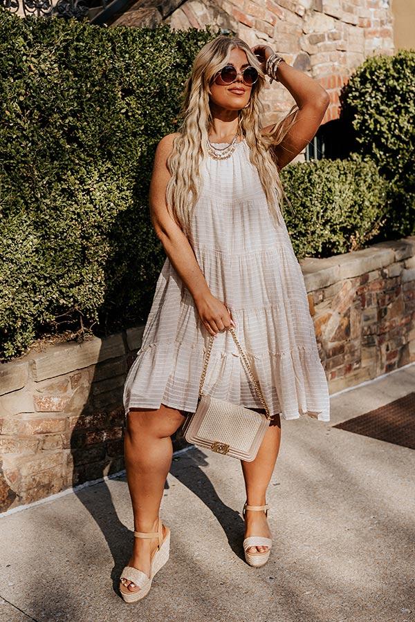 Impressions Sand And Surf Shift Dress Curves