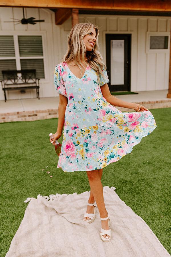 Impressions Sandy Shores Floral Shift Dress