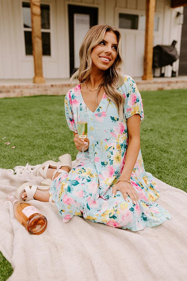 Impressions Sandy Shores Floral Shift Dress