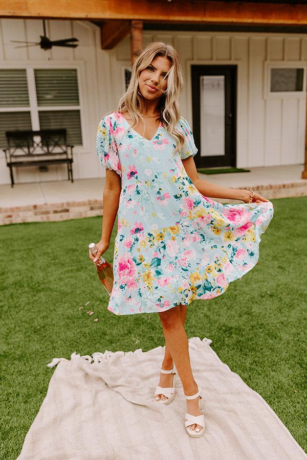 Impressions Sandy Shores Floral Shift Dress
