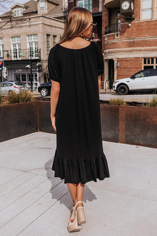 Impressions Sandy Shores Midi In Black