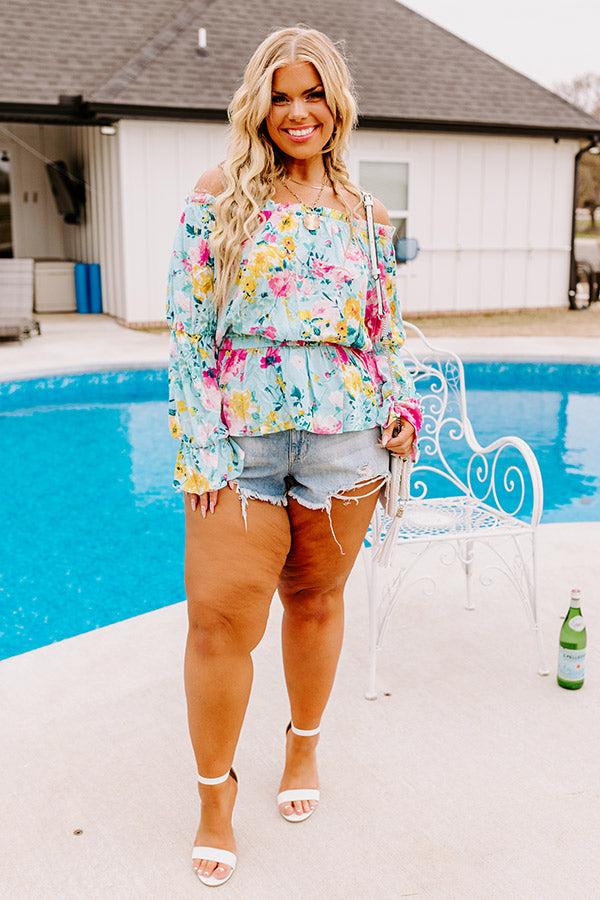 Impressions Sandy Shores Off Shoulder Top Curves