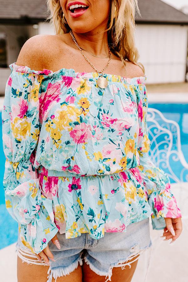 Impressions Sandy Shores Off Shoulder Top Curves