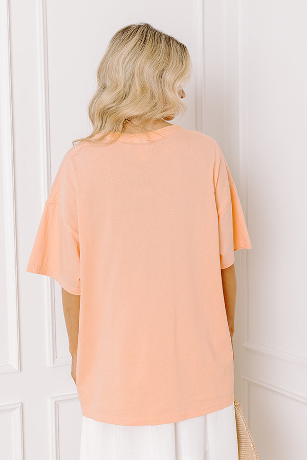 Impressions Santorini Distressed Oversized Tee