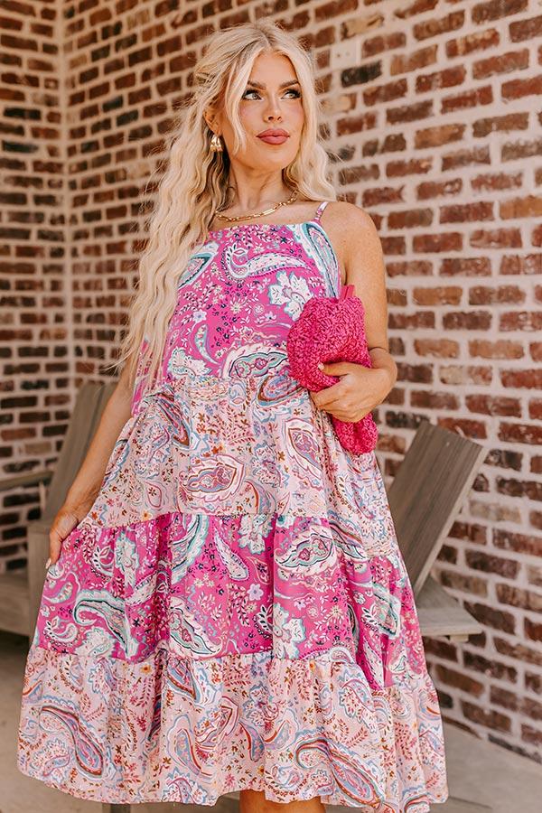 Impressions Sassy Statement Paisley Midi Curves