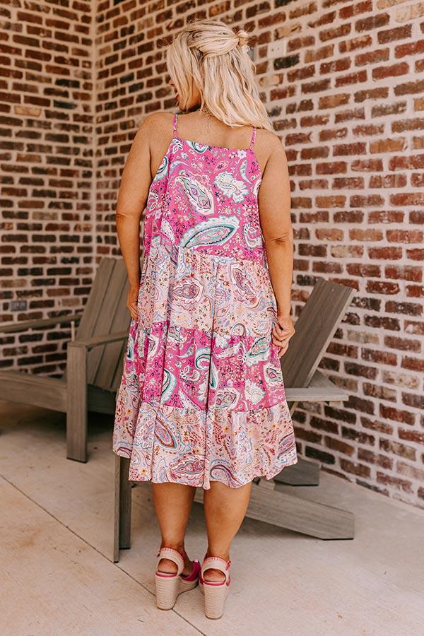 Impressions Sassy Statement Paisley Midi Curves