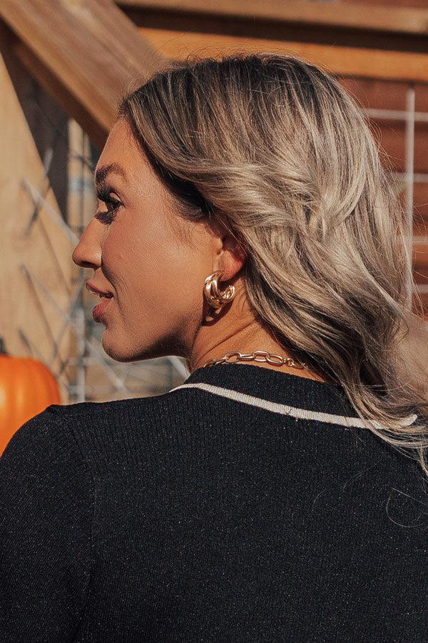 Impressions Savor The Feeling Hoop Earrings