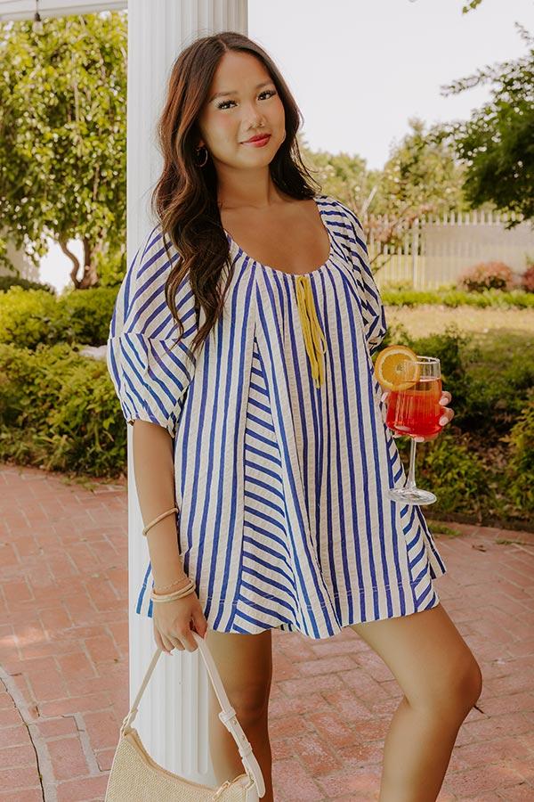 Impressions Seaside Market Stripe Romper