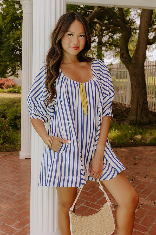 Impressions Seaside Market Stripe Romper