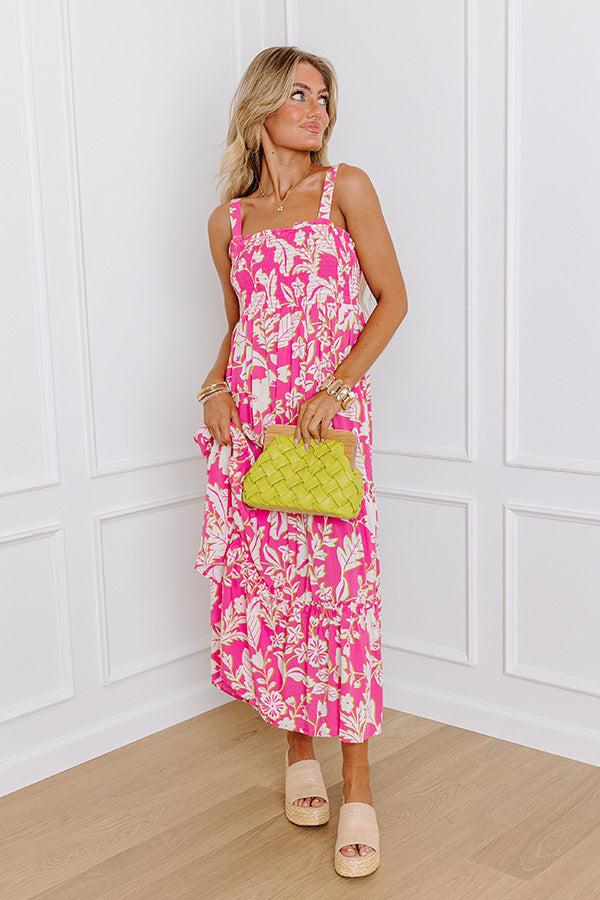 Impressions Seaside Stroll Smocked Midi