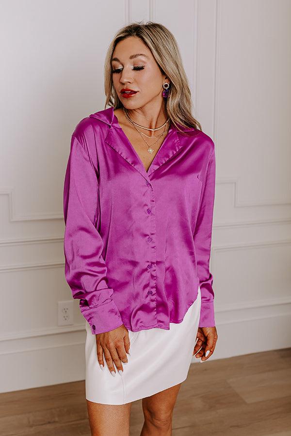 Impressions Secret Admirer Satin Top