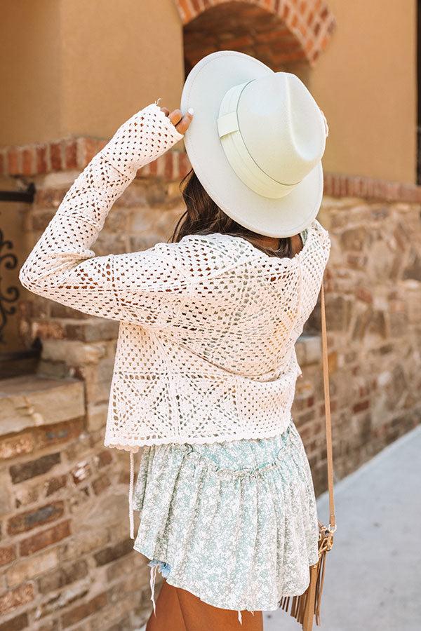 Impressions Send Me A Letter Felt Fedora In Mint