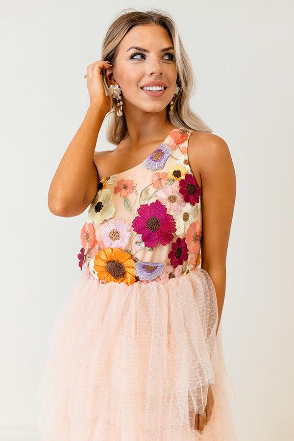 Impressions Sending Kisses Tulle Midi