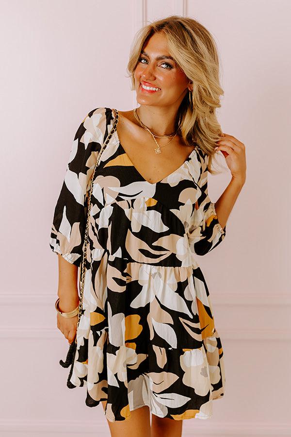 Impressions Sending Love To You Floral Mini Dress