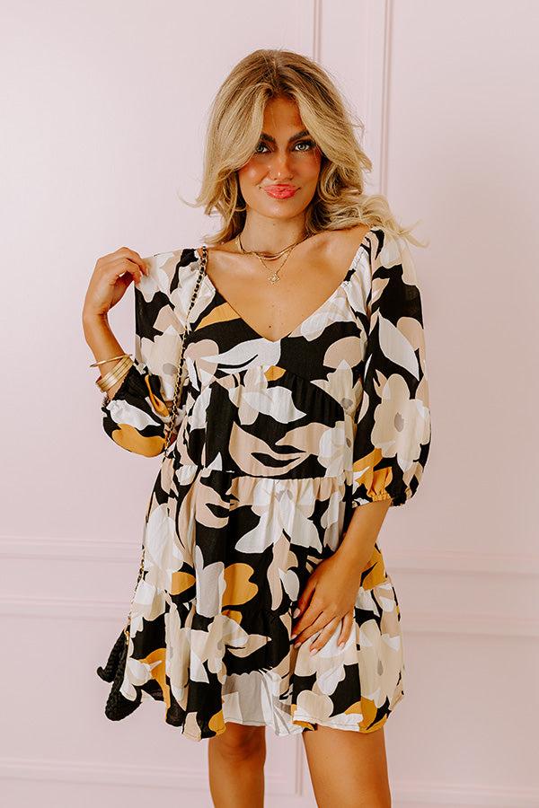 Impressions Sending Love To You Floral Mini Dress