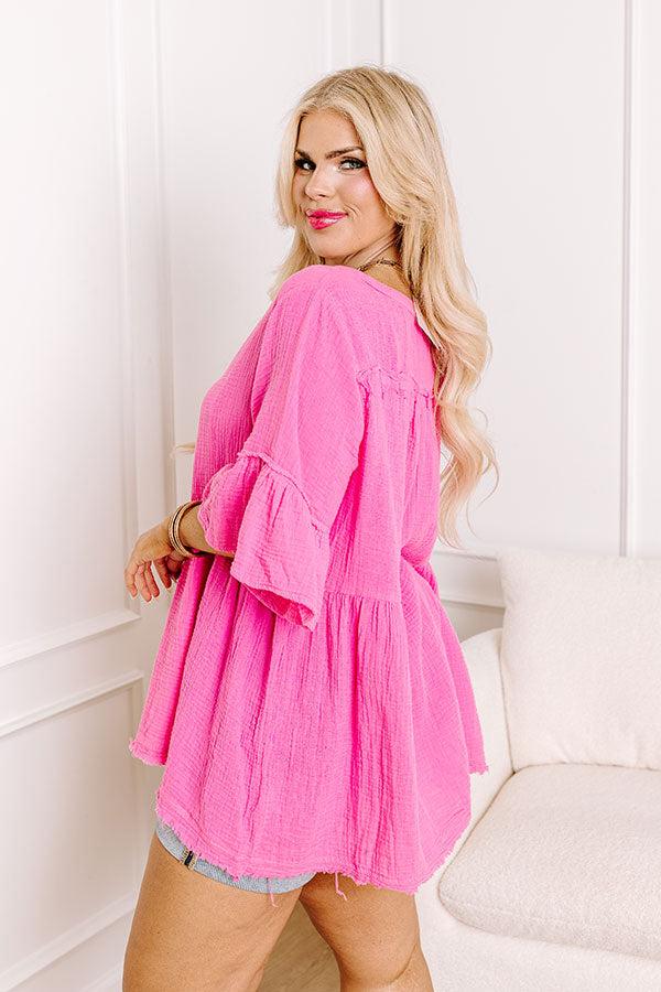 Impressions Serene Sip Style Shift Top Curves