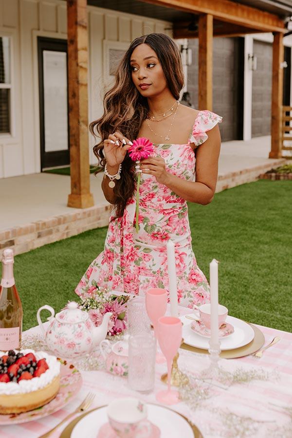 Impressions Serenity Song Floral Midi