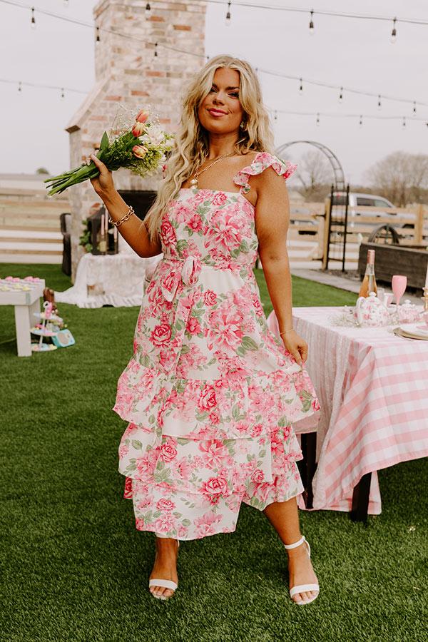 Impressions Serenity Song Floral Midi Curves