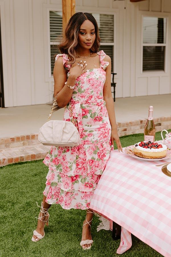Impressions Serenity Song Floral Midi